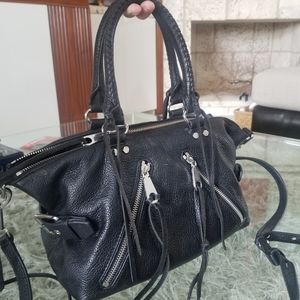 Rebecca Minkoff black leather bag purse $195